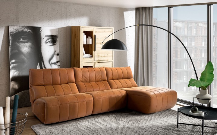 Camaro Corner Chaise Longue Sofa Electric Recliner