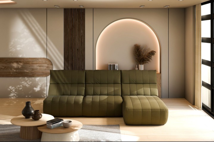 Camaro Corner Chaise Longue Sofa Electric Recliner