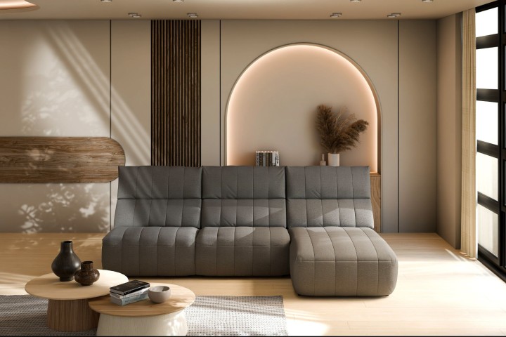 Camaro Corner Chaise Longue Sofa Electric Recliner