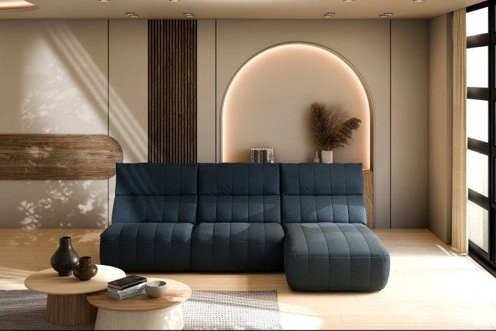 Camaro Corner Chaise Longue Sofa Electric Recliner