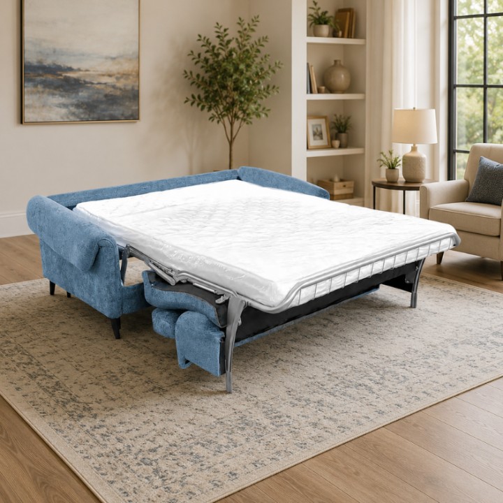 Blue 2 Seater Sofa Bed | Single & Sleeper Sofa Ireland