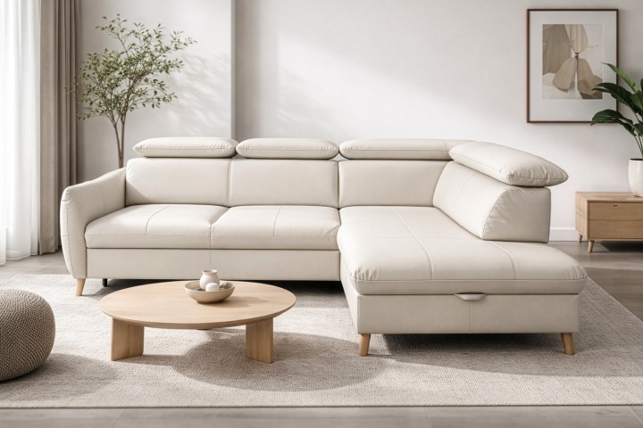corner sofa bed and storage