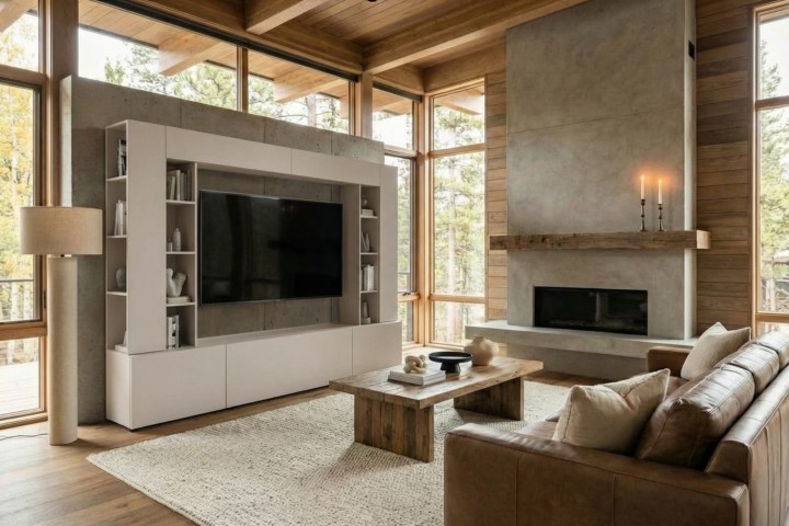 modern wall unit