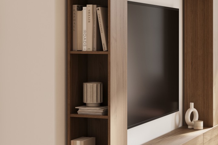 AURA Modern Wall Unit – Stylish Living Room - J&B Furniture
