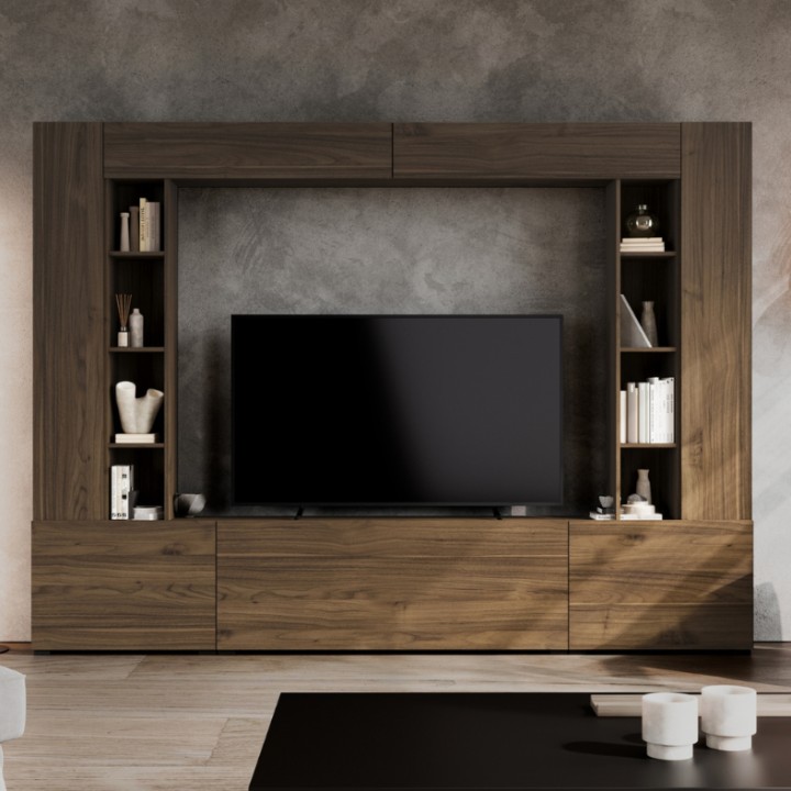 AURA Modern Wall Unit – Stylish Living Room - J&B Furniture