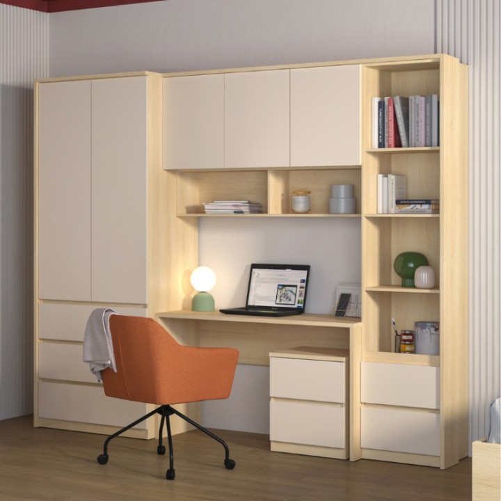 TERRA Kids Bedroom Furniture Set- Wall unit Storage  - J&B