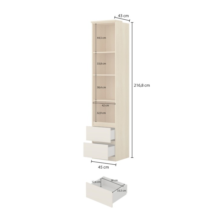 TERRA Kids Bedroom Furniture Set- Wall unit Storage  - J&B