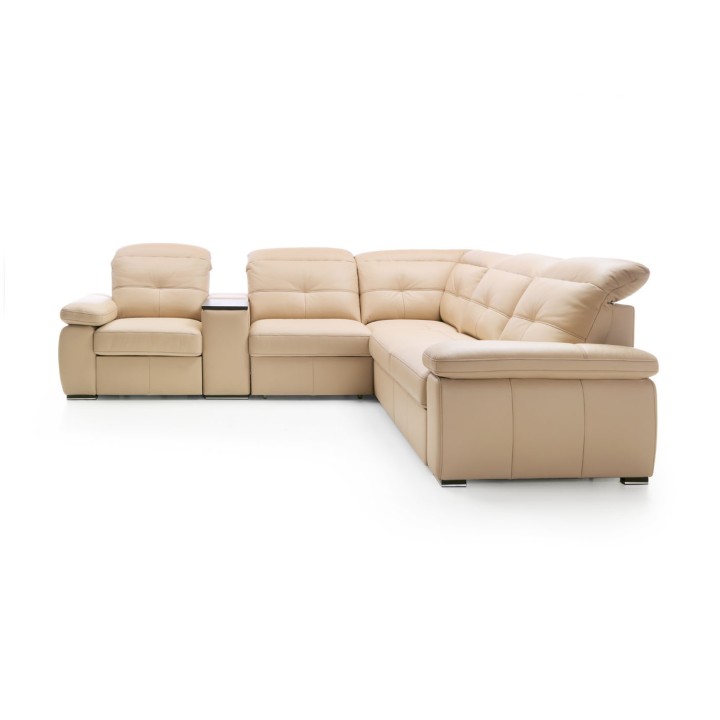 Corner Sofa Bed with Recliner