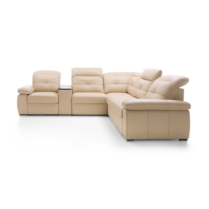 Corner Sofa Bed with Recliner