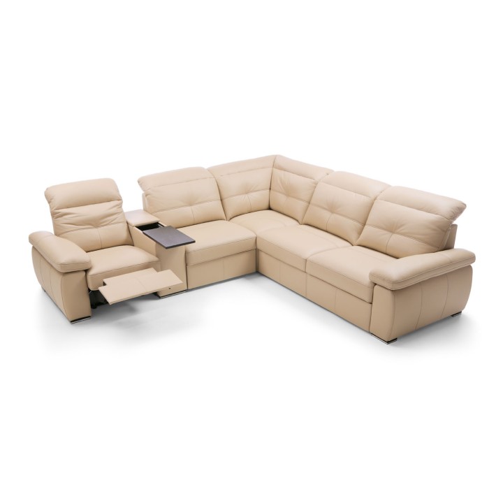 Corner Sofa Bed with Recliner