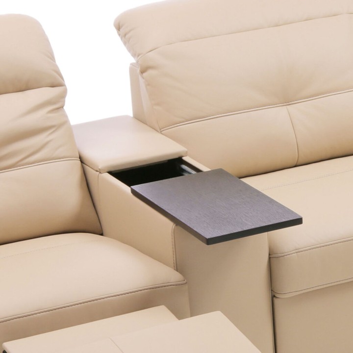 Legend Corner Sofa Bed with Recliner and Laptop Table