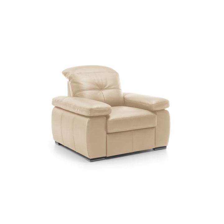 Armchair in Real Leather