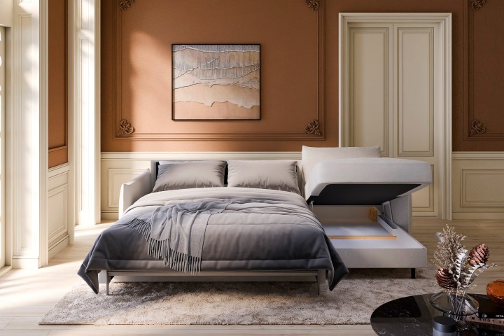 Lukka Corner Sofa Bed with Storage Ireland - J&B Furniture