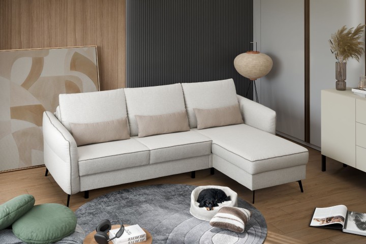 corner sofa bed and storage