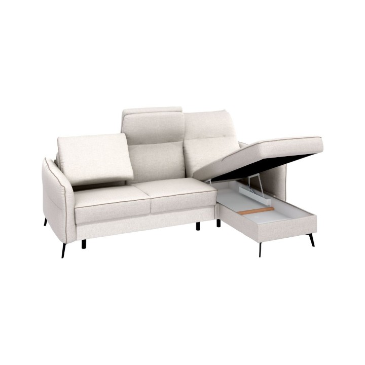 VIVA Corner Sofa Bed with Storage – Elegant L Shaped Sofa