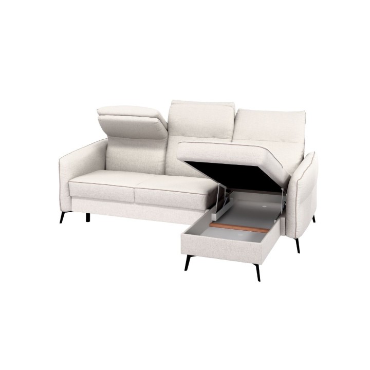VIVA Corner Sofa Bed with Storage – Elegant L Shaped Sofa