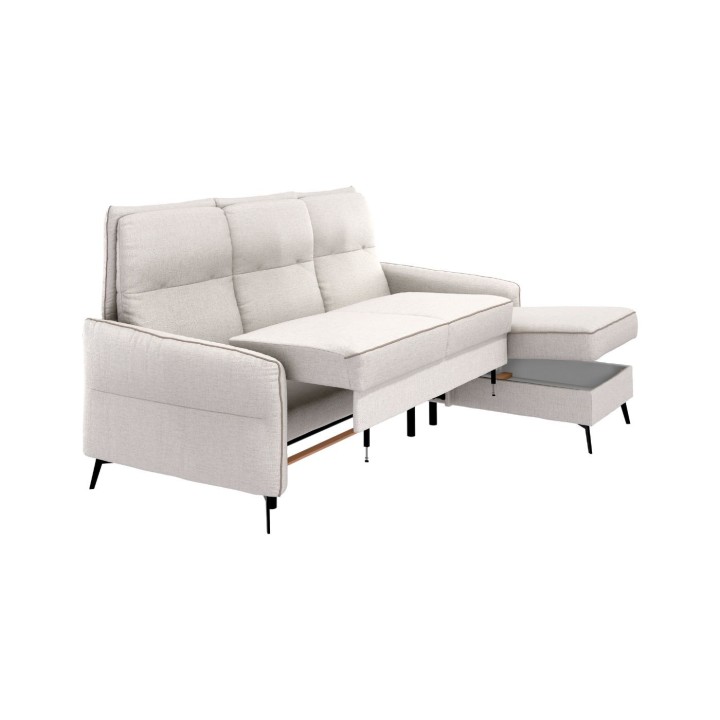 VIVA Corner Sofa Bed with Storage – Elegant L Shaped Sofa