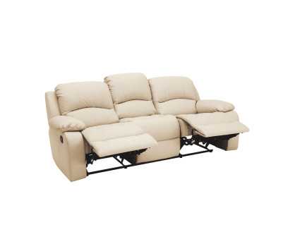 Opera 3 Seater Sofa with Recliners in Real Leather