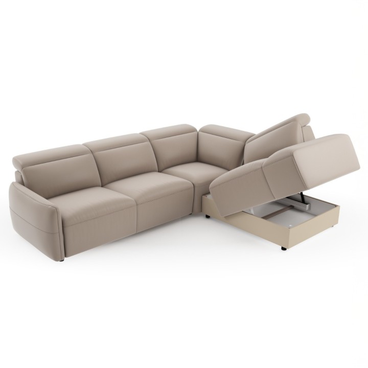 Monaco Corner Sofa Bed with Storage