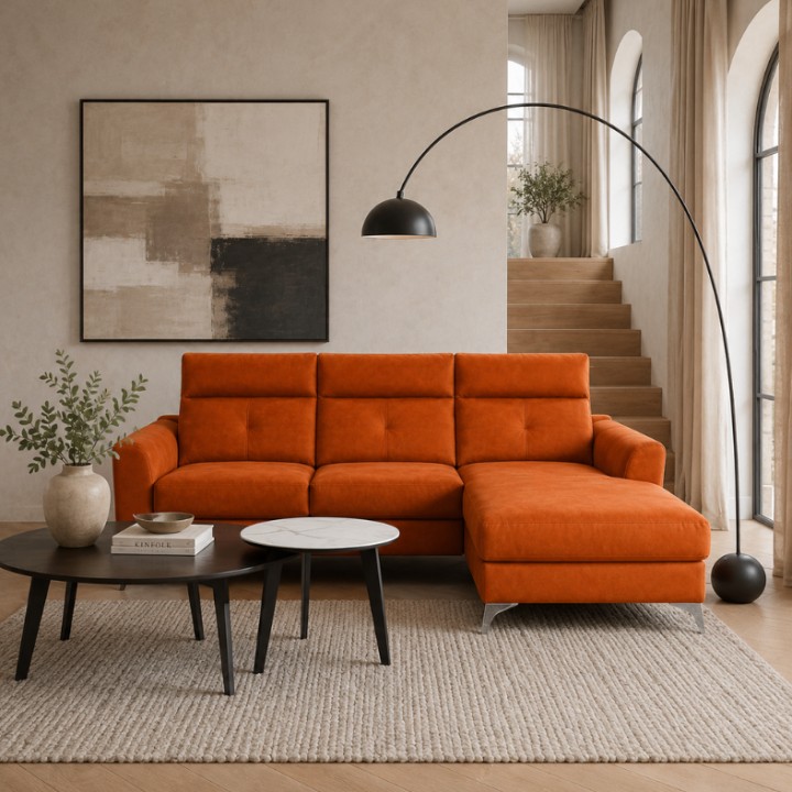 Loft Corner Sofa Bed  and Hidden Storage | J&B Furniture