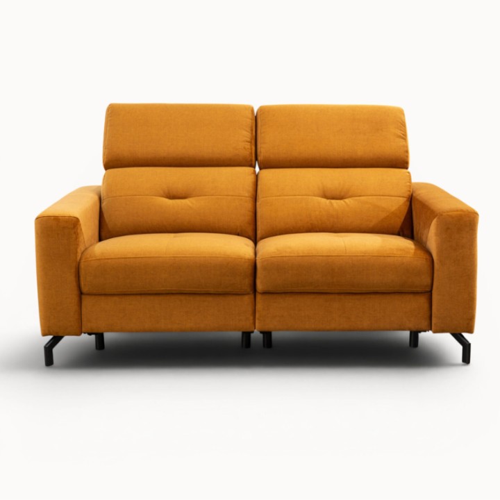 Alison Bespoke 2-Seater Sofa Recliner Pumpkin | J&B Furniture