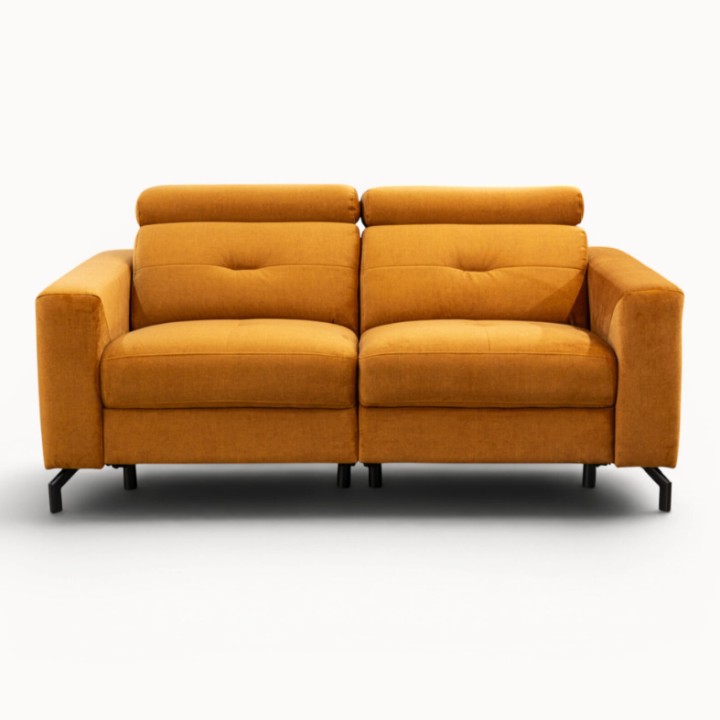 Alison Bespoke 2-Seater Sofa Recliner Pumpkin | J&B Furniture