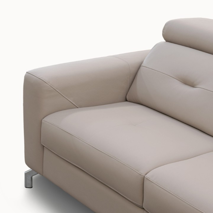 Alison Leather L-Shaped Sofa Bed Ireland | J&B Furniture