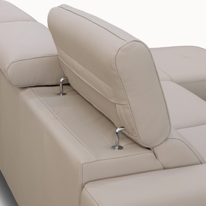 Alison Leather L-Shaped Sofa Bed Ireland | J&B Furniture