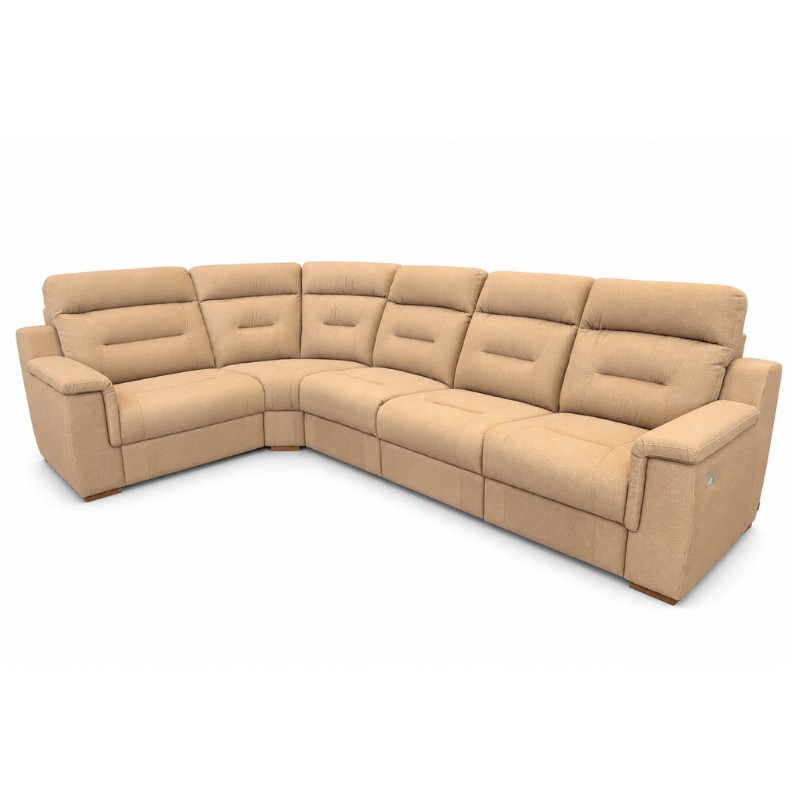 Motion Corner Sofa with 2 Electric Recliners
