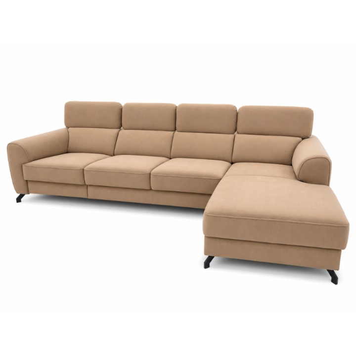 Large L-Shaped Corner Sofa Bed and Storage