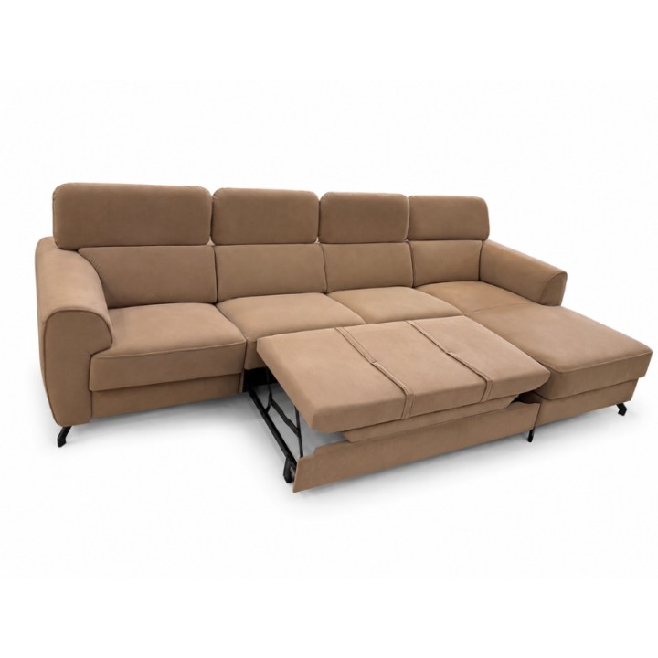 Large L-Shaped Corner Sofa Bed and Storage