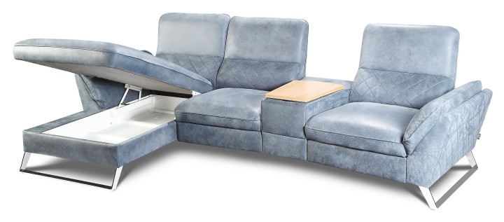 Lorenzo Bespoke Corner Sofa With Storage and Recliner