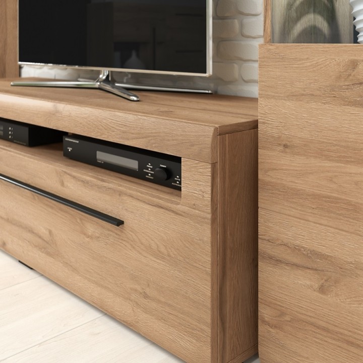 Tulla Small Wardrobe in Oak Grandson - J&B Furniture