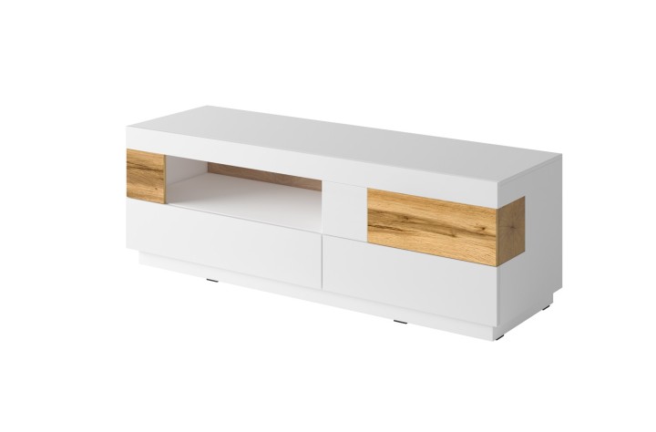 TV unit White and Oak