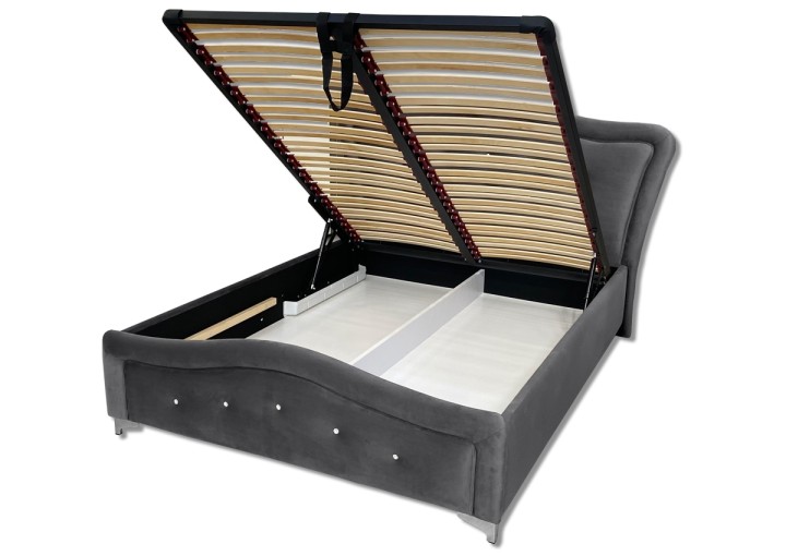 Ottoman bed in Grey