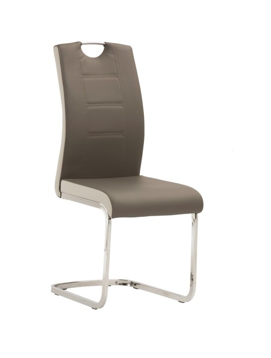 Venice Two Tone Dining Chair with Chrome Frame – J&B Furniture