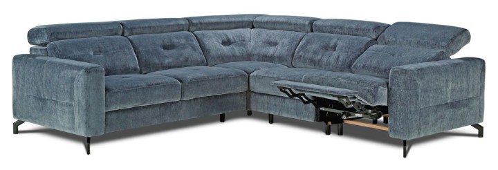 Alison Bespoke Corner Sofa Bed Blue Green - J&B Furniture
