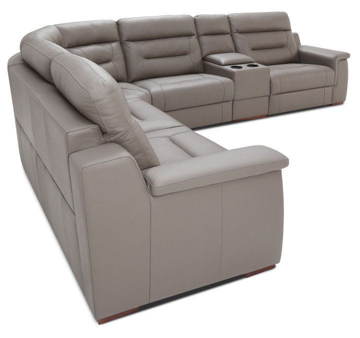 Corner Sofa Bed Recliner and Cooler –Leather | J&B Furniture