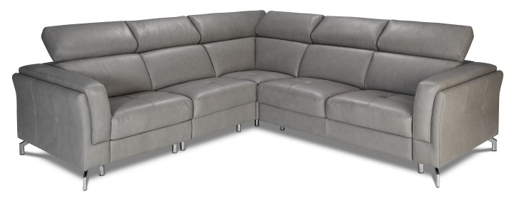 Garret Corner Sofa Bed and Recliner in Grey | J&B Furniture
