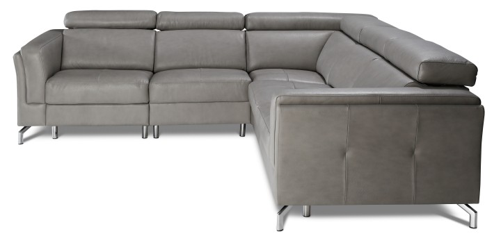 Garret Corner Sofa Bed and Recliner in Grey | J&B Furniture
