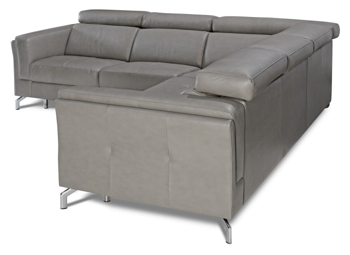 Garret Corner Sofa Bed and Recliner in Grey | J&B Furniture