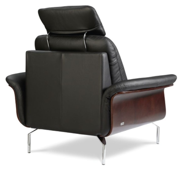 Planet Bespoke Armchair – in Black Leather | J&B Furniture