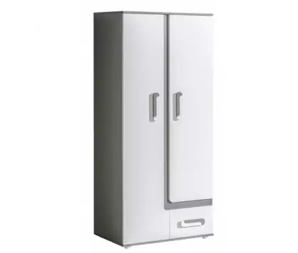 Tito- 2 door 1 drawer Wardrobe
