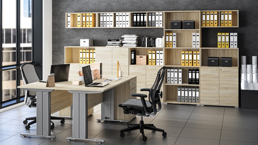 Optima Office Furniture | Modular Desks & Cabinets Ireland - J&B Furniture
