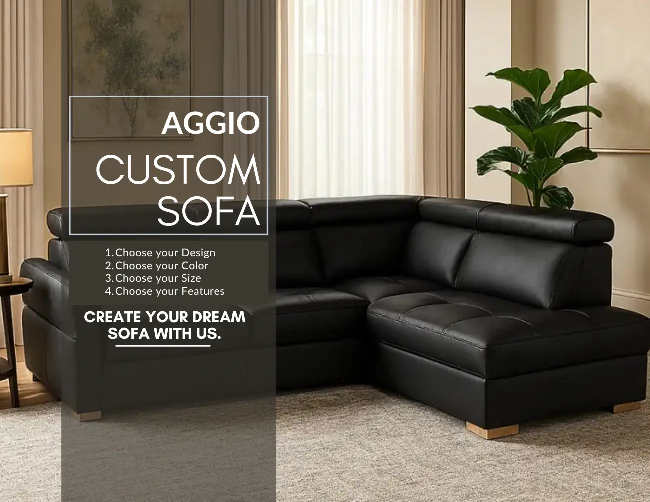 Aggio Sofa – Custom Sofas in Ireland | J&B Furniture