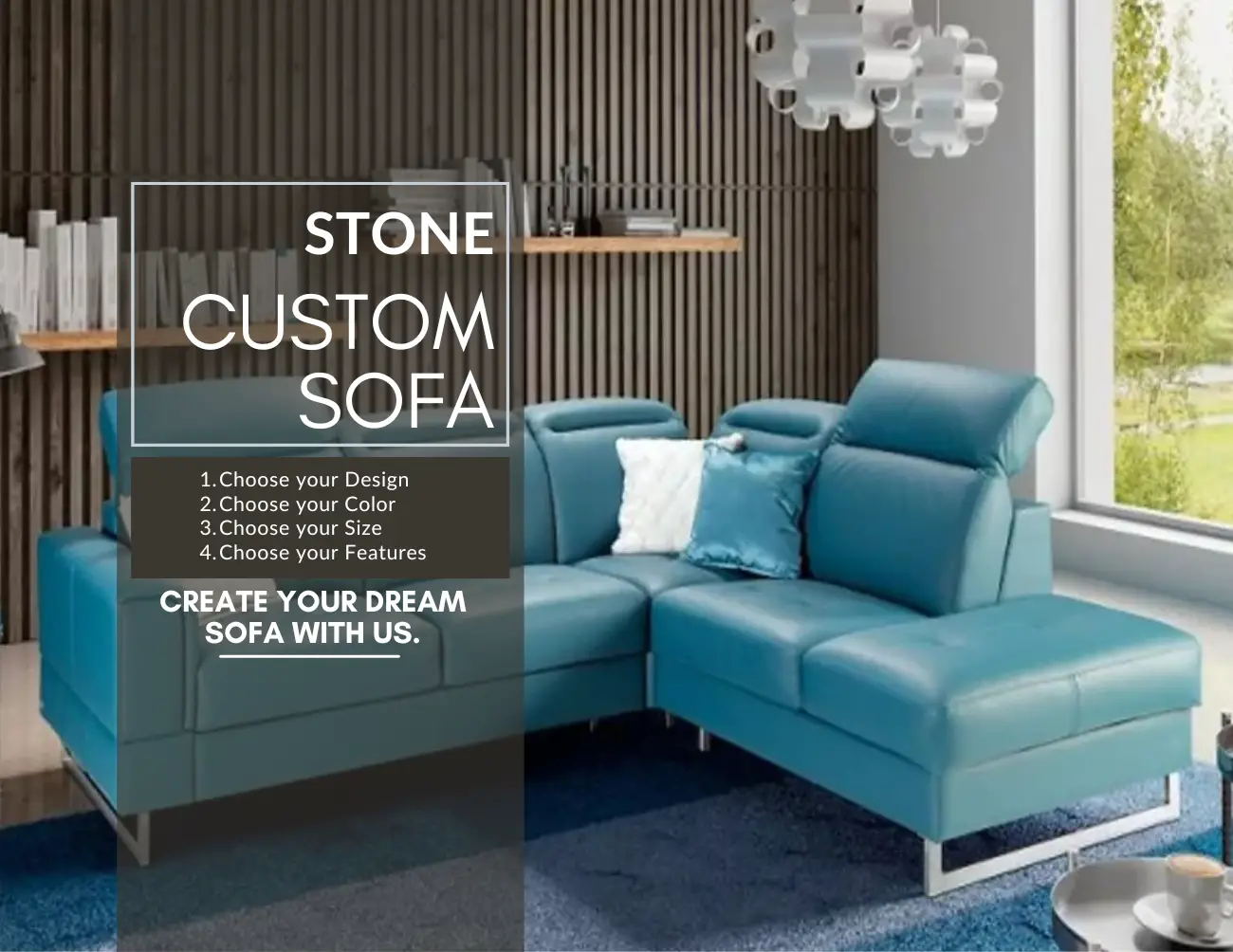 Stone Custom Sofa