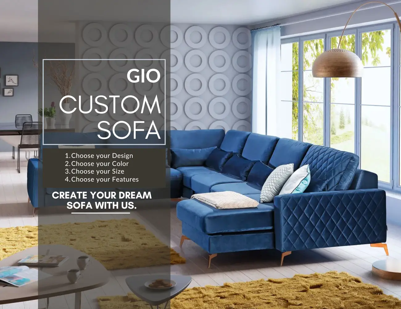 Gio Sofa – Custom Sofas in Ireland | J&B Furniture