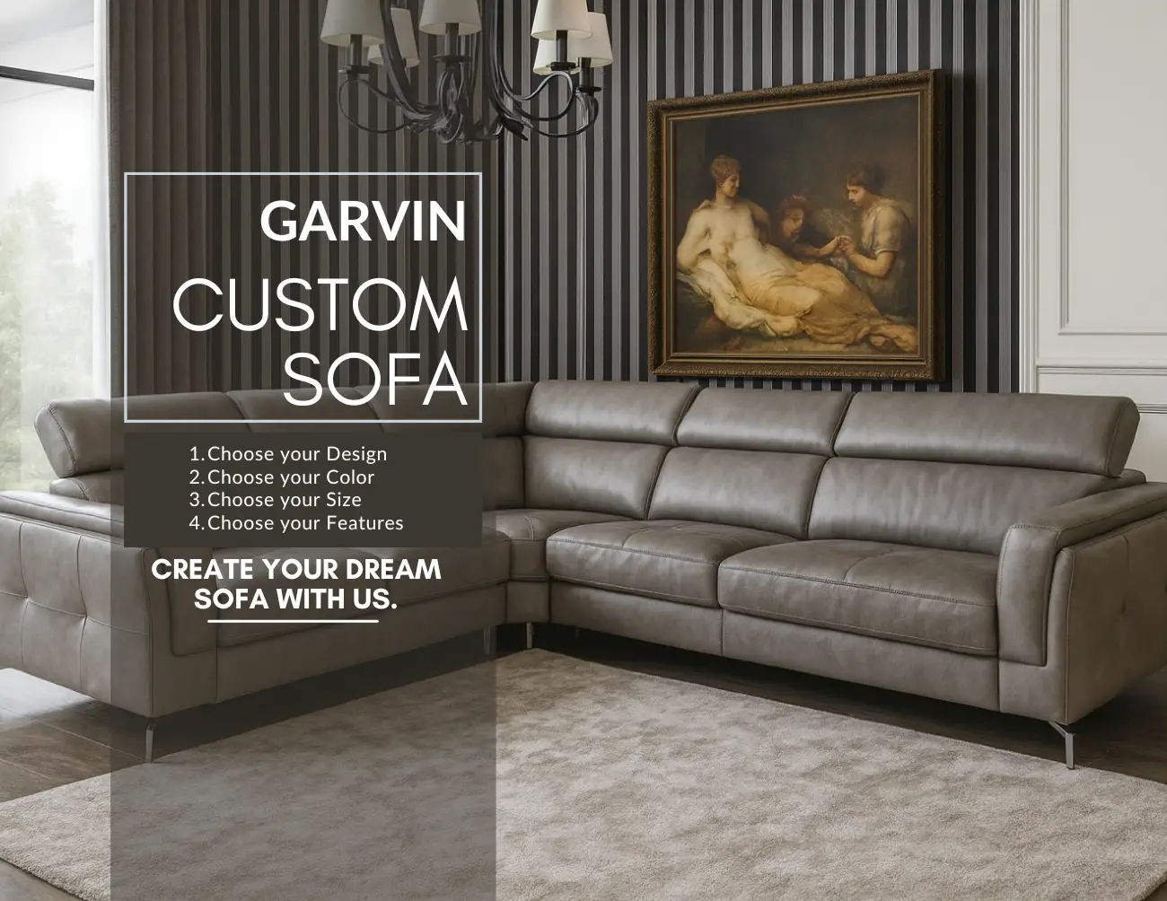 Garvin Custom Sofa