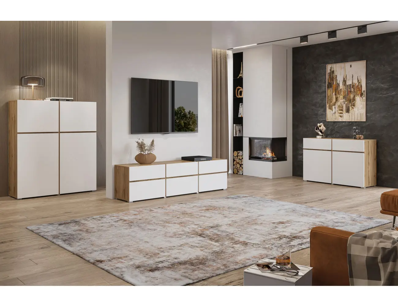 Modern CROSS Collection – TV Units, Sideboards &  Cabinets