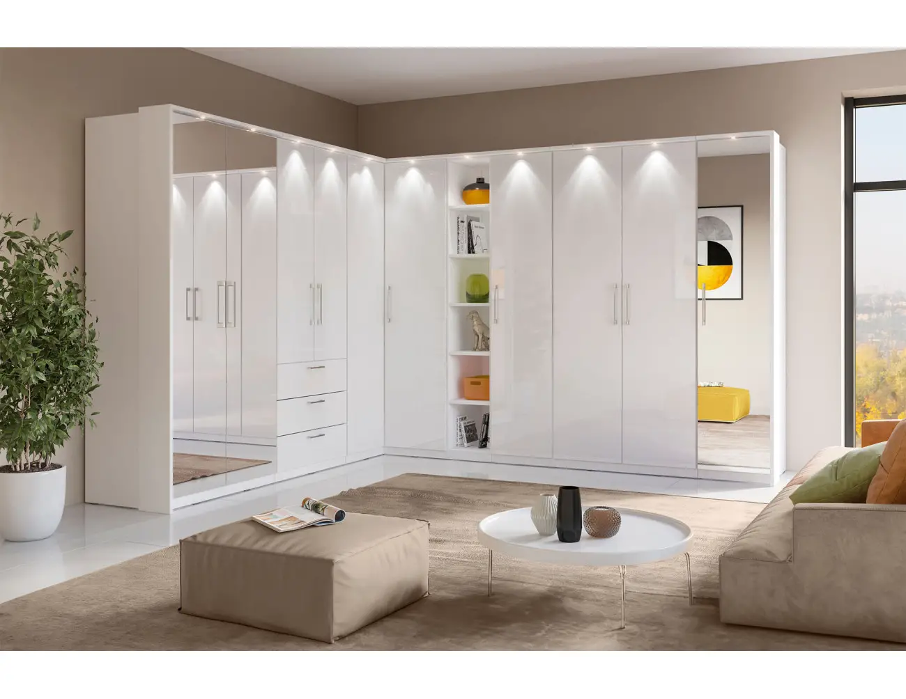 Modular Wardrobe – Customizable  System - J&B Furniture